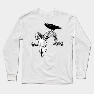 Goat Skull Long Sleeve T-Shirt